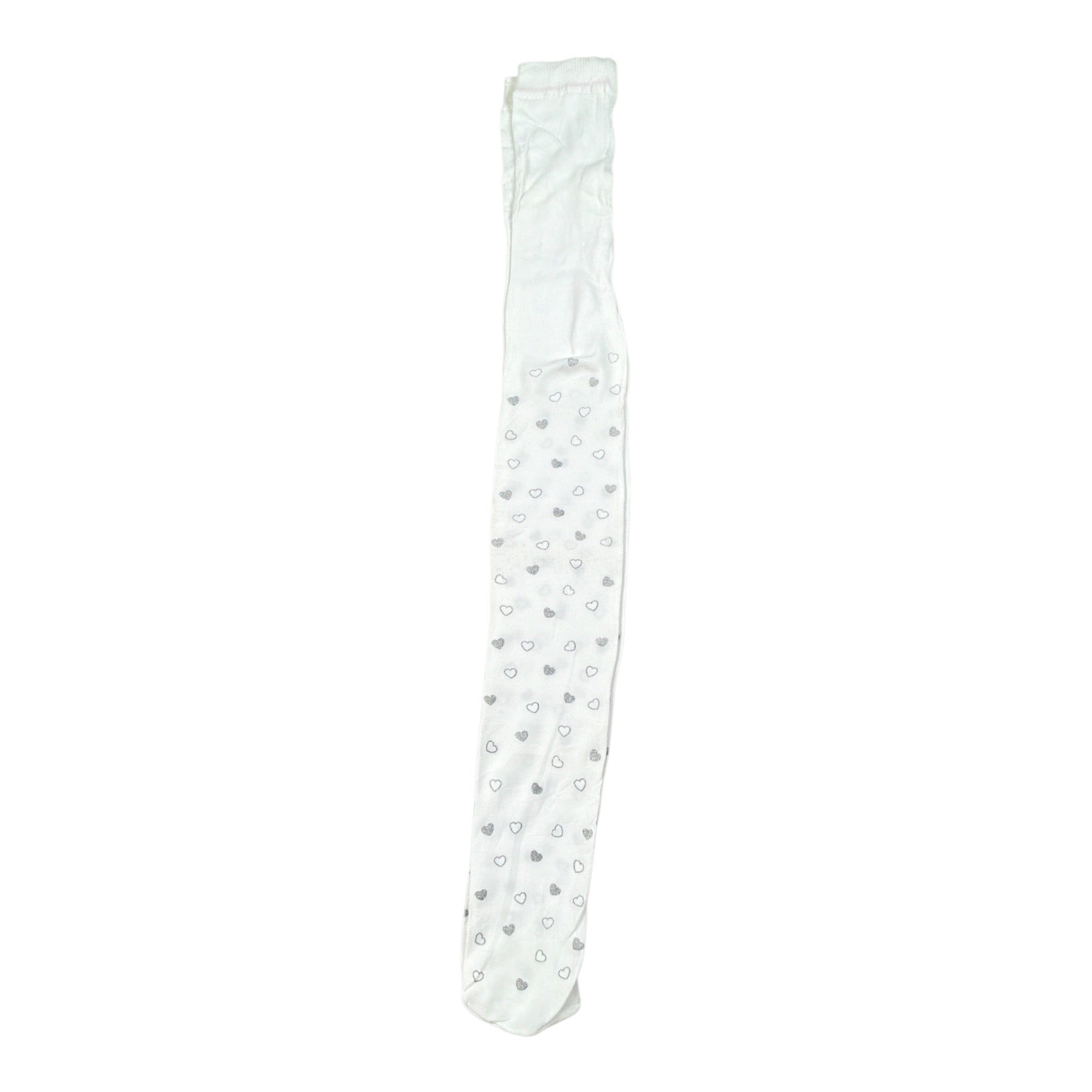 Babyvip Calze tinta unita con Stampa Panna per Neonata J8372 PANNA BABYVIP 