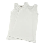Babyvip Set 2 Canotta Intima tinta unita Bianco per Neonata Q5328N BIANCO BABYVIP 