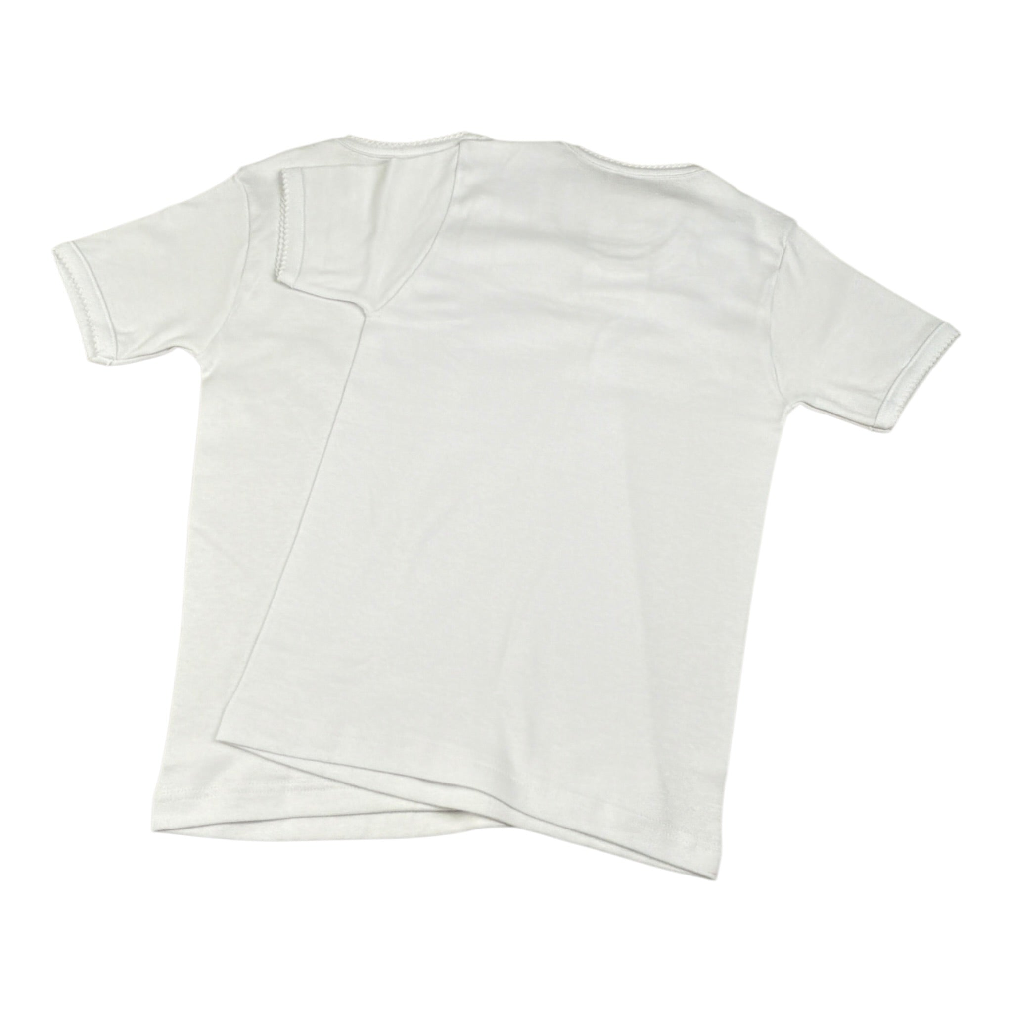 Babyvip Set 2 T-Shirt tinta unita Modello Intimo Bianco per Bambina Q5330 BIANCO BABYVIP 