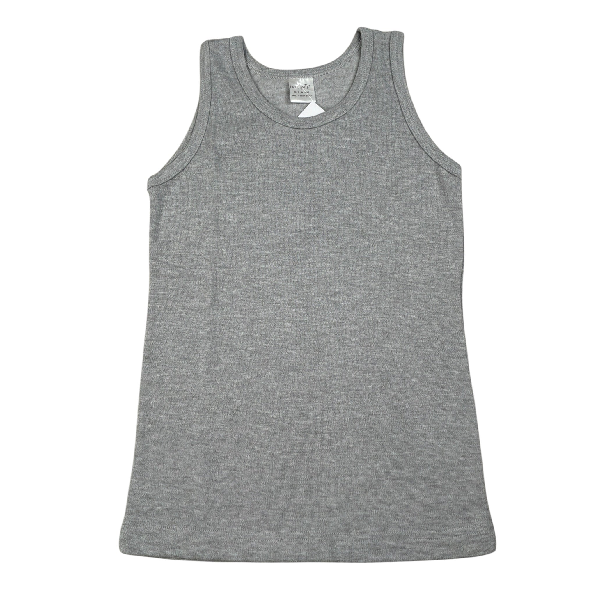 Babyvip Canotta Intima tinta unita Grigio Chiaro per Bambino Q5611 GRIGIO CHIARO BABYVIP 