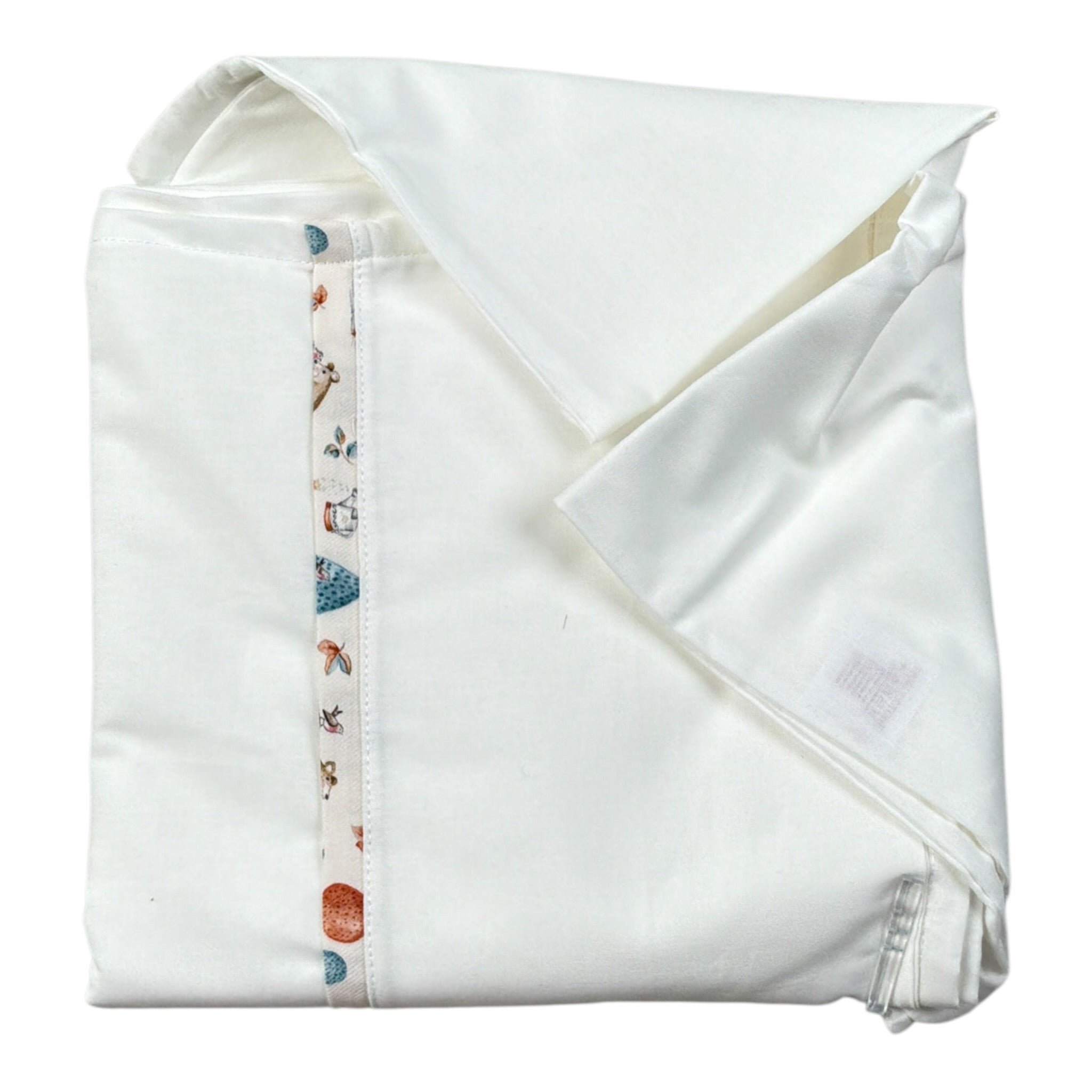 Babyvip Lenzuola Set 3Pz tinta unita Bianco per Neonata T1738 BIANCO BABYVIP 