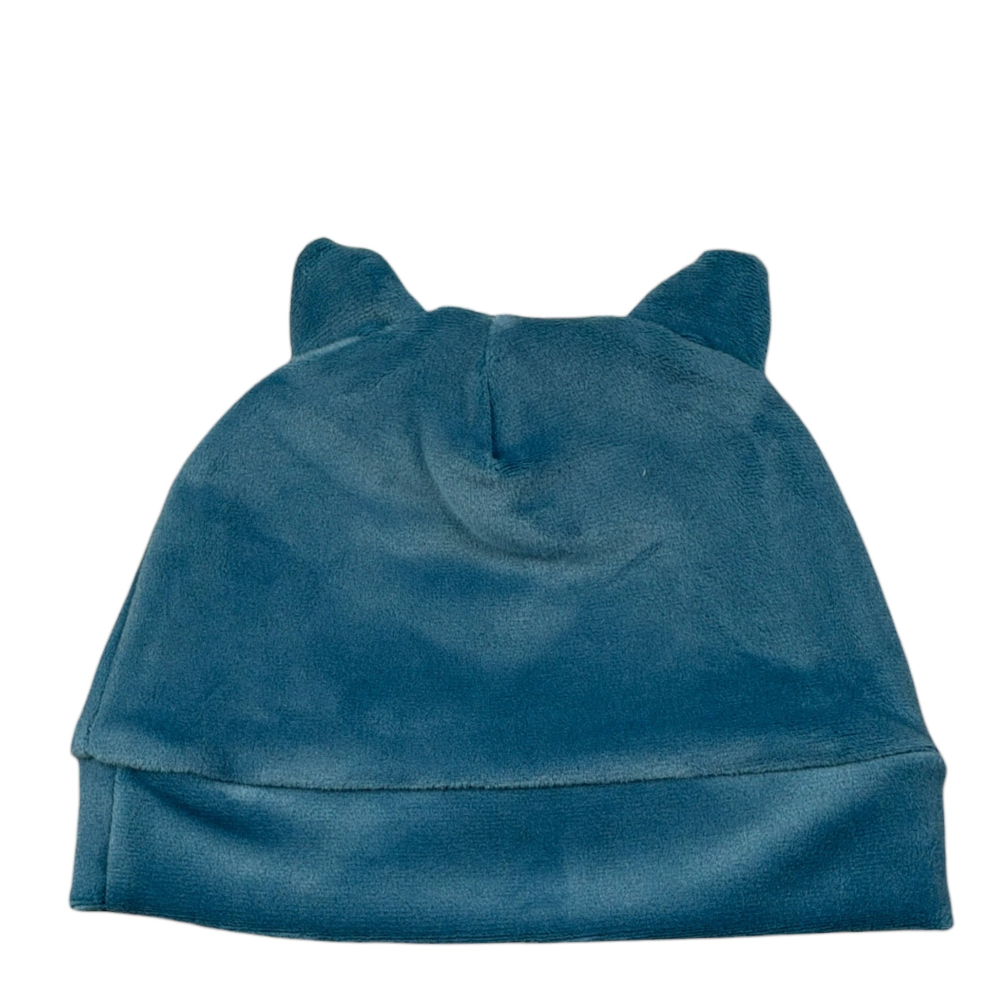 Babyvip Cappello tinta unita In Velluto Petrolio per Neonato T1742 PETROLIO BABYVIP 