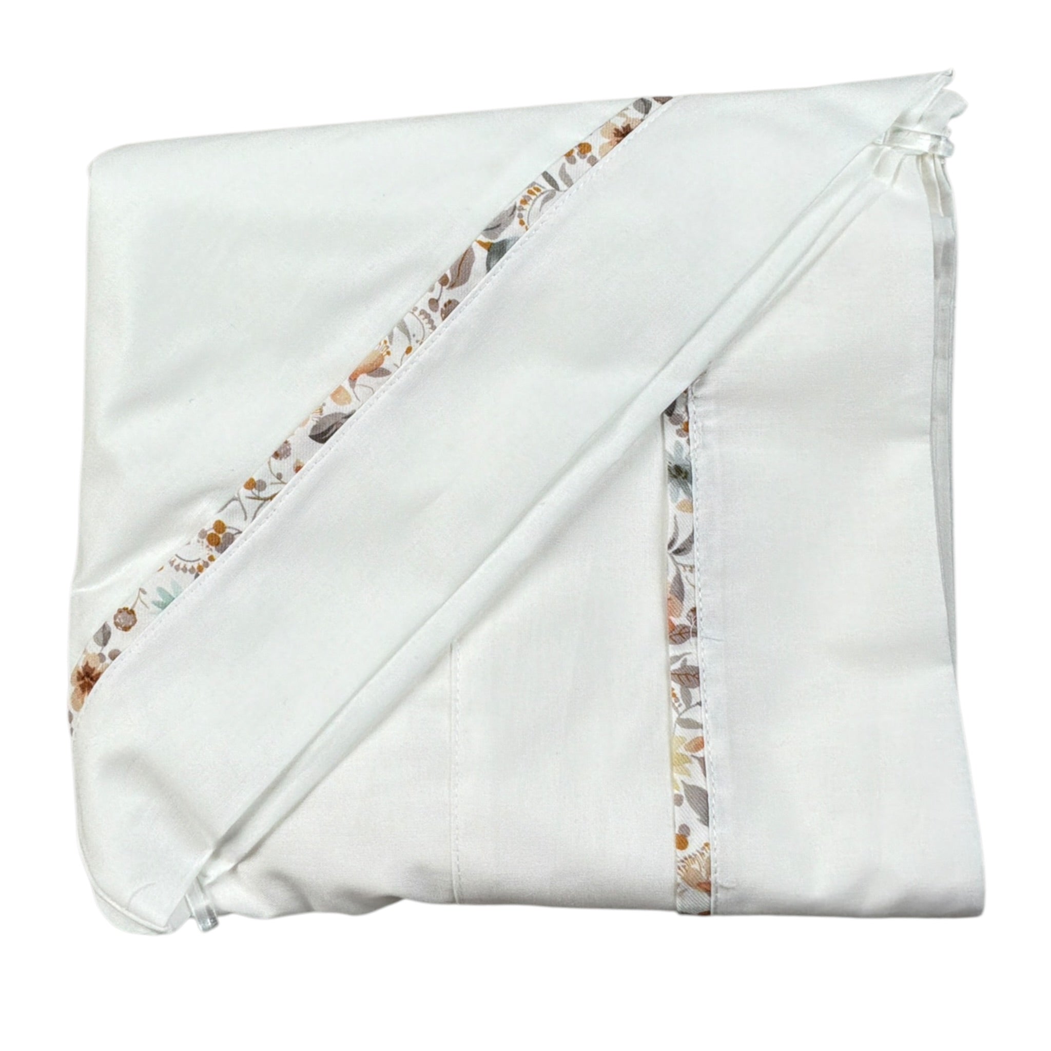 Babyvip Lenzuola Set 3Pz tinta unita Bianco per Neonata T1797 BIANCO BABYVIP 