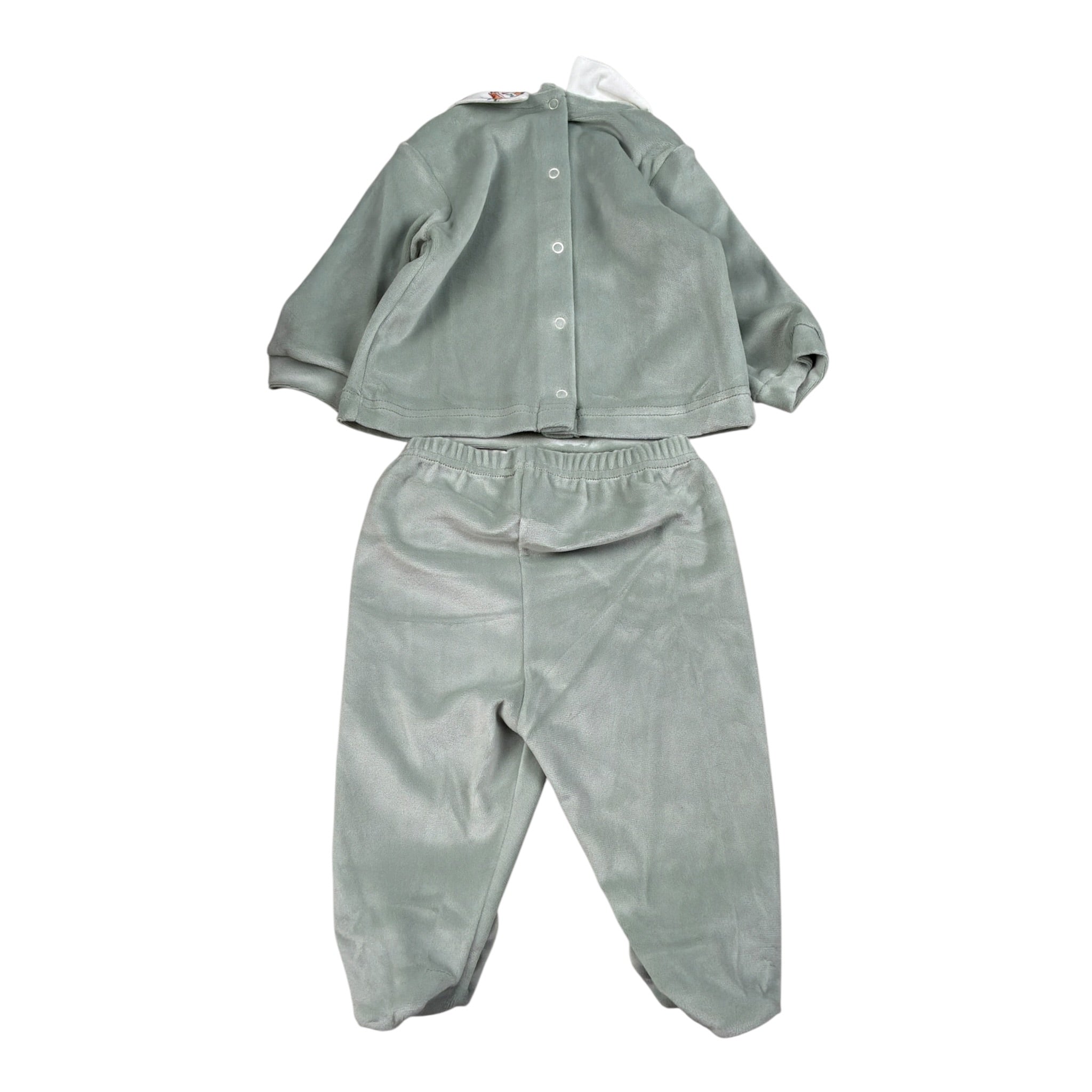 Babyvip Completo 2Pz Maglia-Ghettina Verde per Neonata T3847 VERDE BABYVIP 