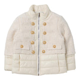 Balmain Giubbino tinta unita con Finti Bottoni Panna per Bambina BT2A77 PANNA BALMAIN 