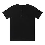 Balmain T-Shirt tinta unita con Logo Nero per Neonato BU8531 NERO BALMAIN 