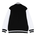 Balmain Felpa con Bottoni tinta unita con Maniche In Contrasto Nero per Bambino BV4R40 NERO BALMAIN 