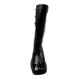 Balmain Stivali tinta unita con Zip Nero per Bambina BX0A46 NERO BALMAIN 