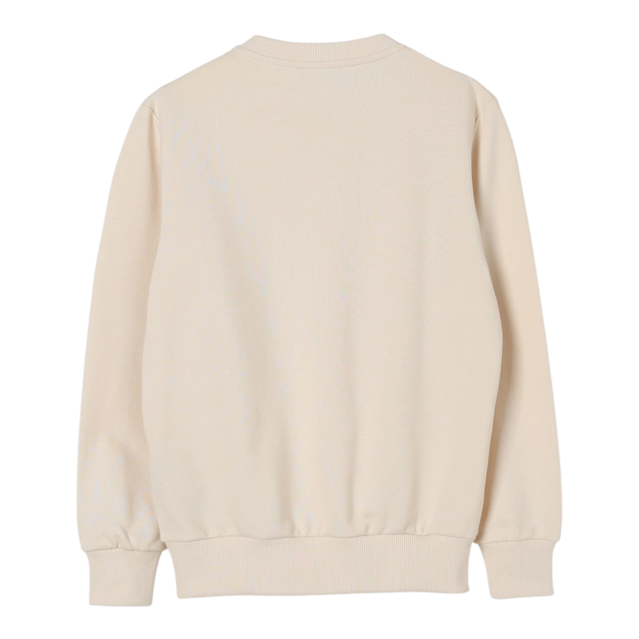 Balmain Felpa Chiusa Girocollo tinta unita Panna per Bambino BX4Q40X PANNA BALMAIN 