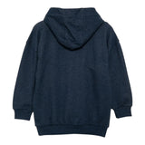 Balmain Felpa tinta unita con Cappuccio Blu per Bambino BX4Q90 BLU BALMAIN 