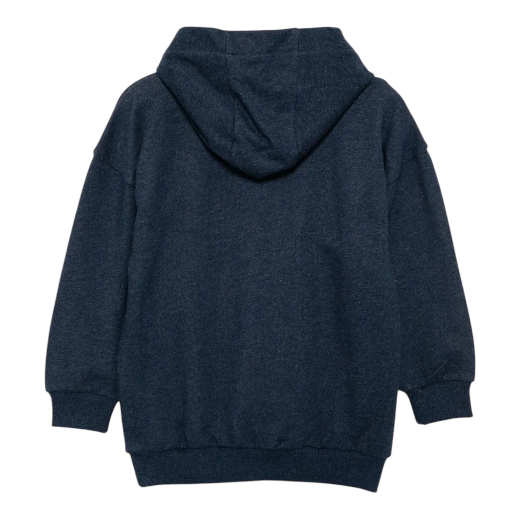 Balmain Felpa tinta unita con Cappuccio Blu per Bambino BX4Q90 BLU BALMAIN 