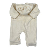 Bamboom+Babies Tutina tinta unita con Cappuccio Panna per Neonato 1066 PANNA BAMBOOM+BABIES 