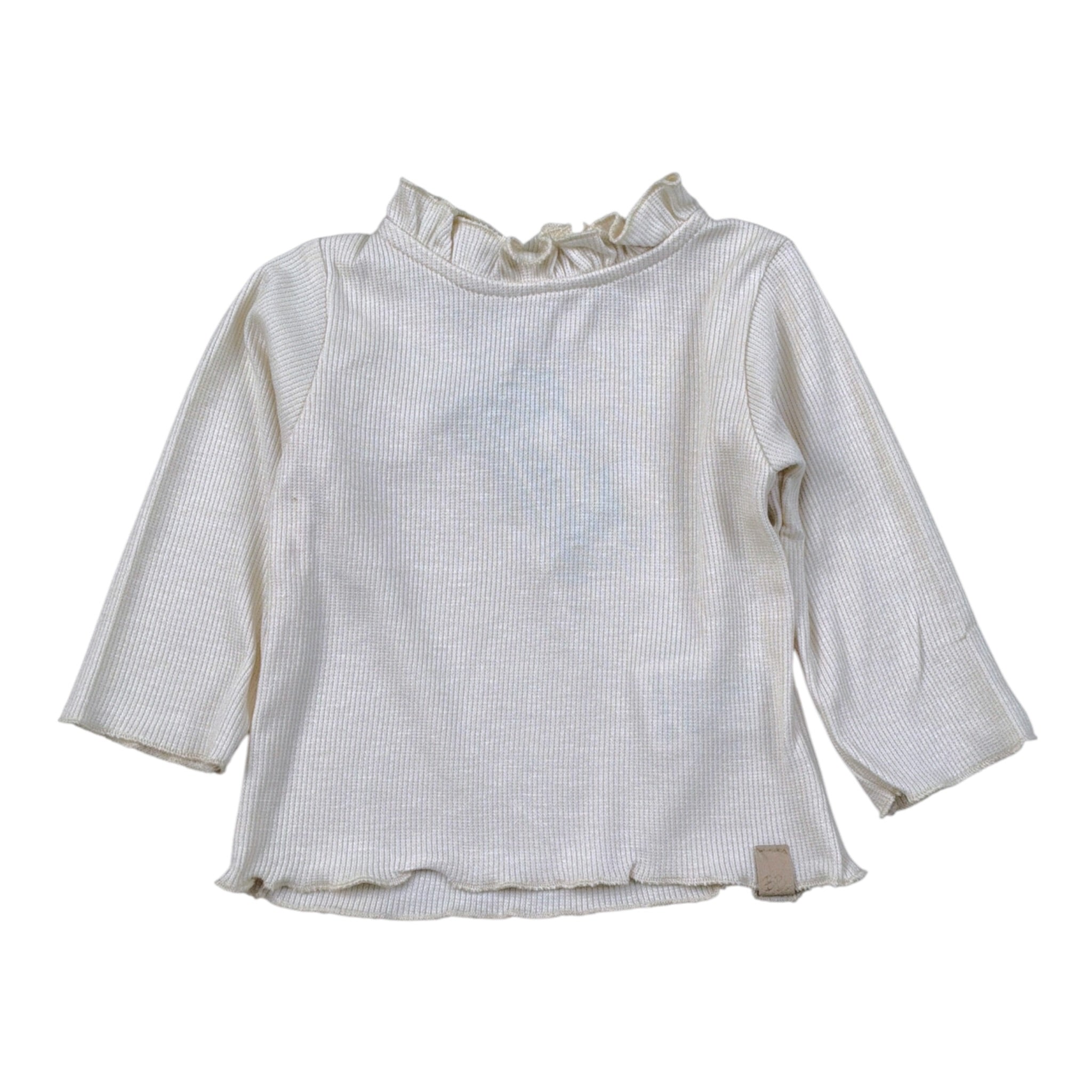 Bamboom+Babies Shirt Girocollo tinta unita Panna per Neonata 10688 PANNA BAMBOOM+BABIES 