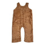 Bamboom+Babies Salopette tinta unita In Camoscio Cammello per Neonato 1070 CAMMELLO BAMBOOM+BABIES 