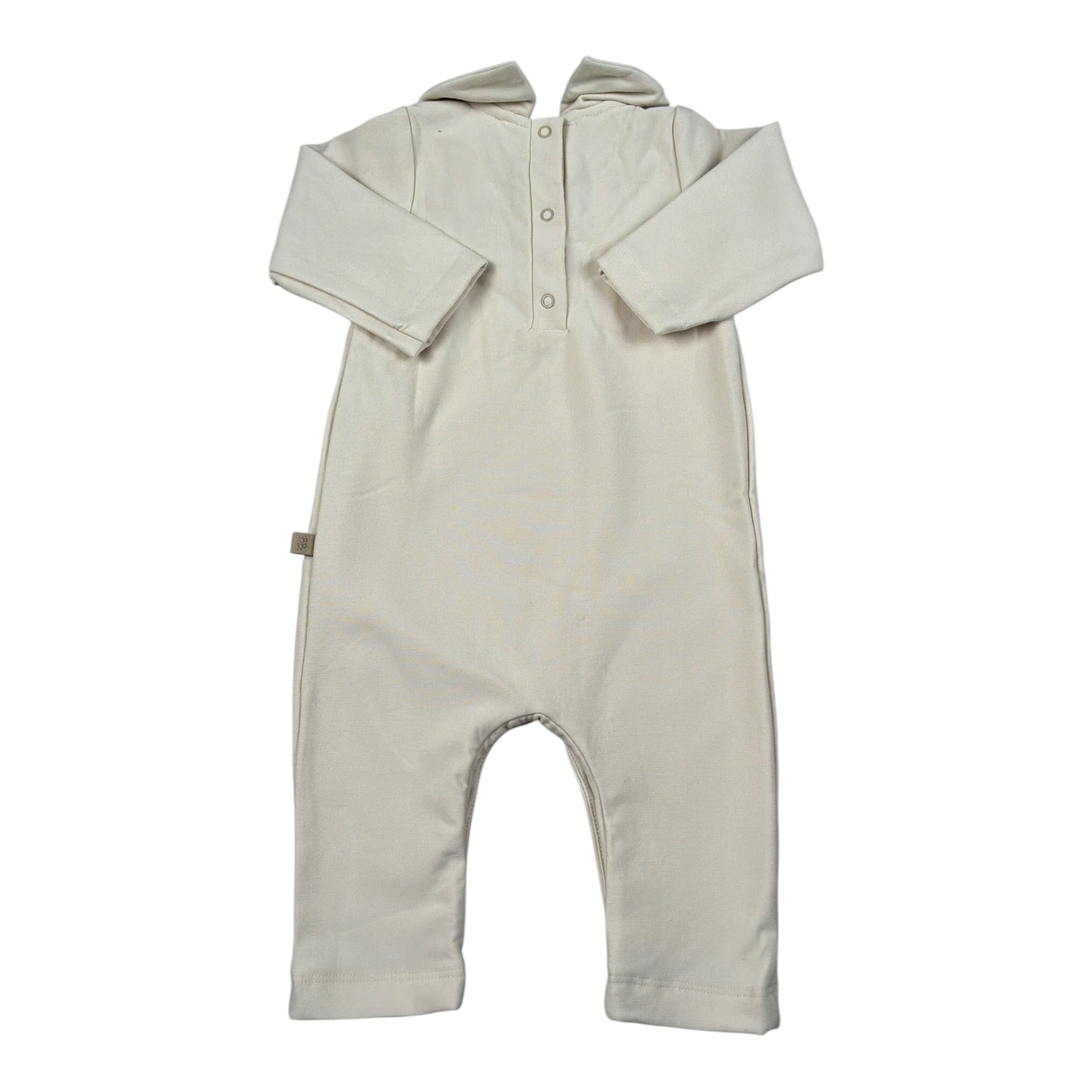 Bamboom+Babies Tutina tinta unita con Colletto Panna per Neonato ELLE PANNA BAMBOOM+BABIES 
