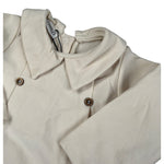 Bamboom+Babies Tutina tinta unita con Colletto Panna per Neonato ELLE PANNA BAMBOOM+BABIES 