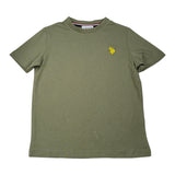 Bamboom+Babies T-Shirt tinta unita con Logo Verde per Bambino US41554 VERDE BAMBOOM+BABIES 