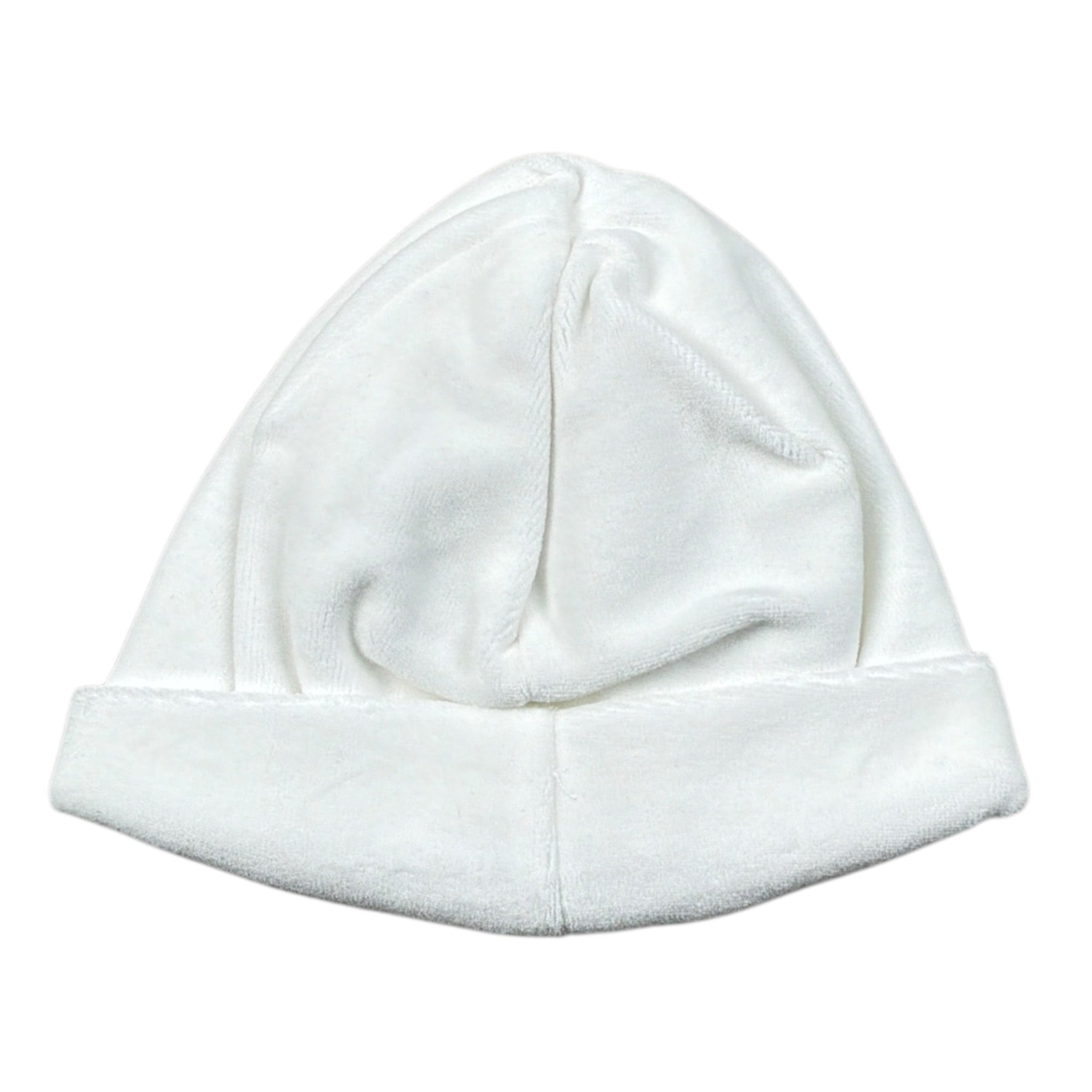 Barcellino Cappello tinta unita con Stampa Bianco/Beige per Neonato 105107 BAINCO/BEIGE BARCELLINO 