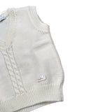 Barcellino Cardigan tinta unita con Bottoni Giromanica Panna per Neonato 105311 PANNA BARCELLINO 
