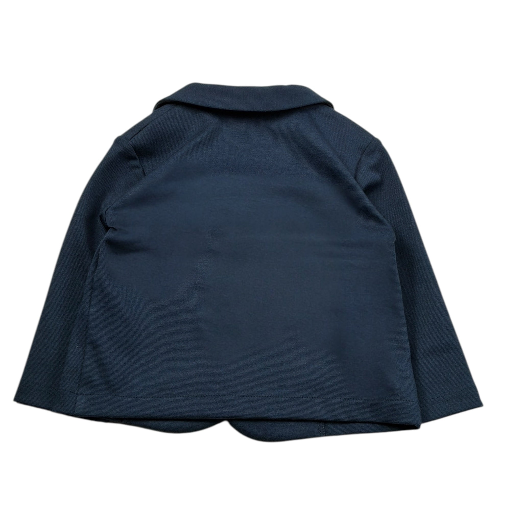 Barcellino Giacca tinta unita con Tasche Blu per Neonato 105318 BLU BARCELLINO 