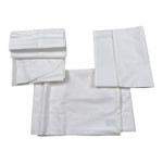 Barcellino Set Lenzuola 3Pz tinta unita con Stampa Bianco per Neonato 115510 BIANCO BARCELLINO 