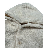 Barcellino Pelliccia Teddy tinta unita con Cappuccio Beige per Neonato 125114X BEIGE BARCELLINO 