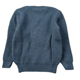 Barcellino Maglia Girocollo tinta unita con Stampa Blu per Neonata 125215 BLU BARCELLINO 