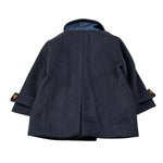 Barcellino Cappotto tinta unita Doppiopetto Blu per Neonato 125222 BLU BARCELLINO 