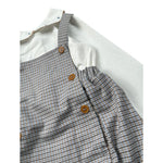 Barcellino Completo 2Pz Camicia-Salopette Bianco per Neonata 125409 BIANCO BARCELLINO 