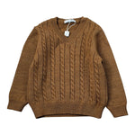 Barcellino Maglia tinta unita con Trecce Cammello per Bambino 125411J CAMMELLO BARCELLINO 