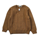 Barcellino Maglia tinta unita con Trecce Cammello per Bambino 125411J CAMMELLO BARCELLINO 