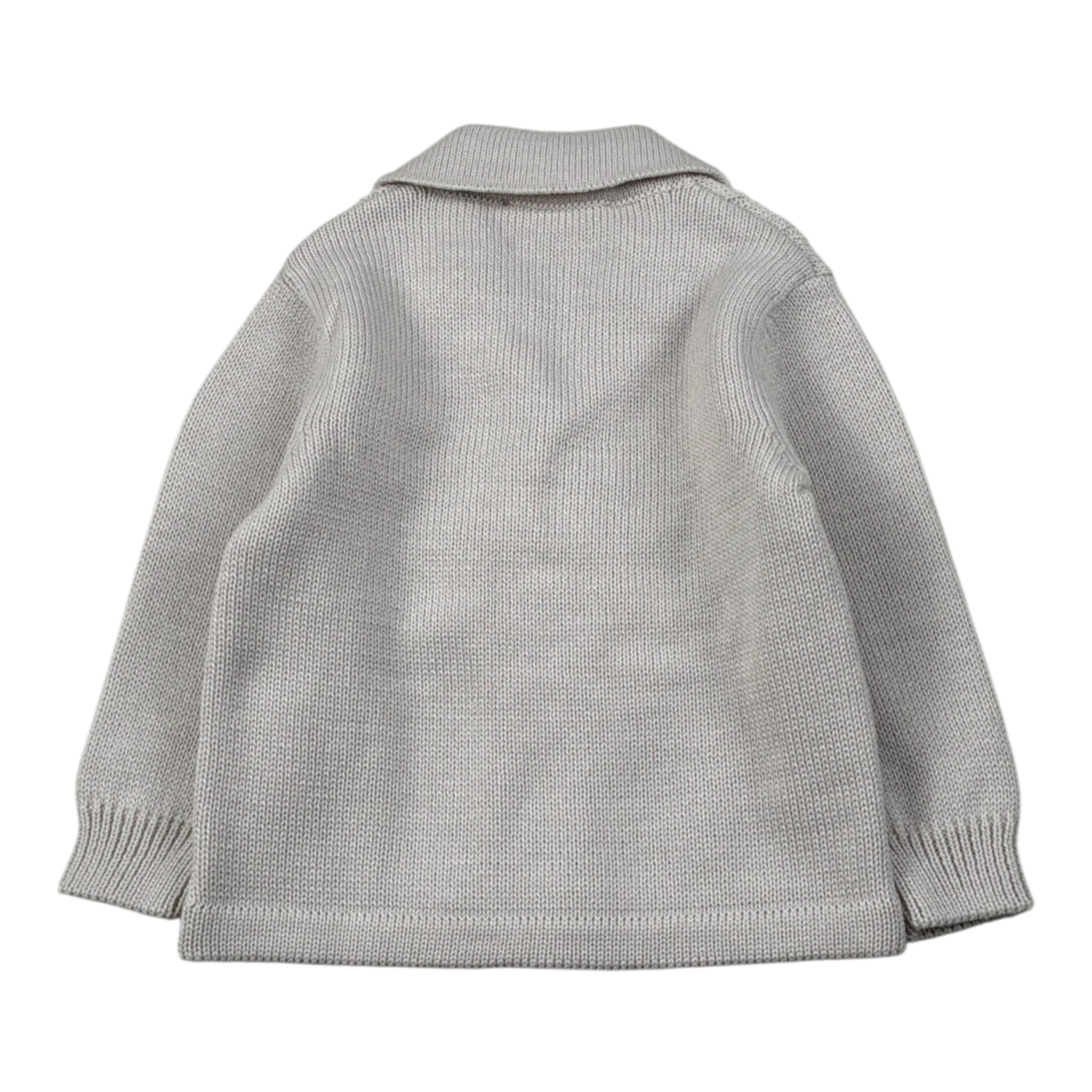 Barcellino Cardigan tinta unita Beige per Neonato 125516 BEIGE BARCELLINO 