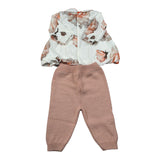 Barcellino Completo 2 Pezzi Maglia-Pantalone Bianco/Rosa per Neonata 125803 BIANCO/ROSA BARCELLINO 