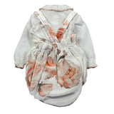 Barcellino Completo 2 Pezzi Camicia-Pagliaccetto Bianco per Neonata 125812SP BIANCO BARCELLINO 