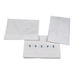 Barcellino Set Lenzuola 3Pz tinta unita con Stampa Bianco per Neonato 126321 BIANCO BARCELLINO 