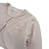 Barcellino Coprispalle tinta unita con Logo Rosa per Neonata 45333 ROSA BARCELLINO 
