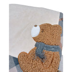 Barcellino Coperta tinta unita con Stampa Beige per Neonato 4688 BEIGE BARCELLINO 