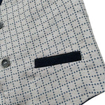 Barcellino Gilet tinta unita con Fantasia Grigio per Neonato GTFTI GIRGIO BARCELLINO 