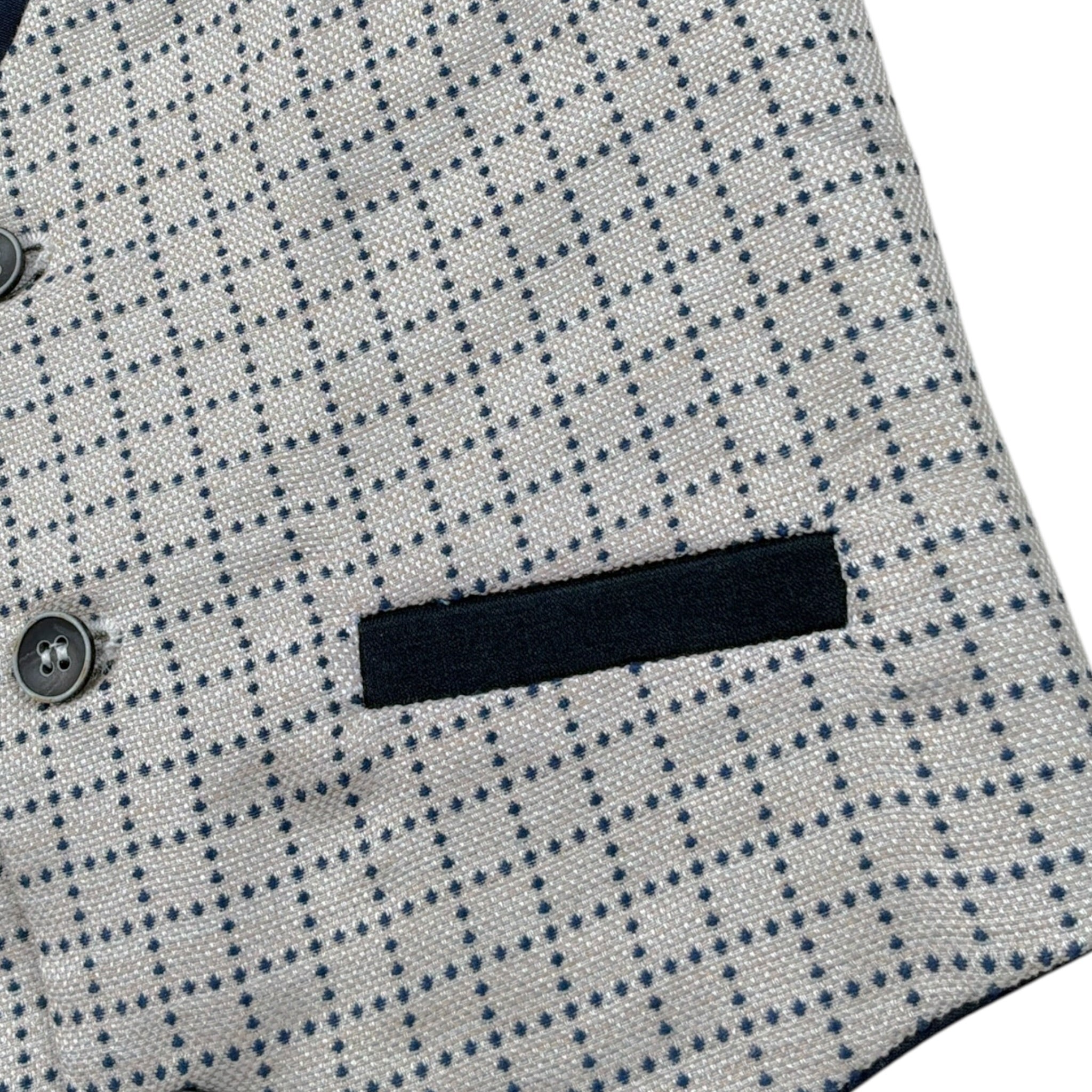 Barcellino Gilet tinta unita con Fantasia Grigio per Neonato GTFTI GIRGIO BARCELLINO 