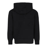 Barrow Kids Felpa Chiusa con Cappuccio tinta unita con Stampa Nero per Bambino F4BKJUHS059 NERO BARROW KIDS 