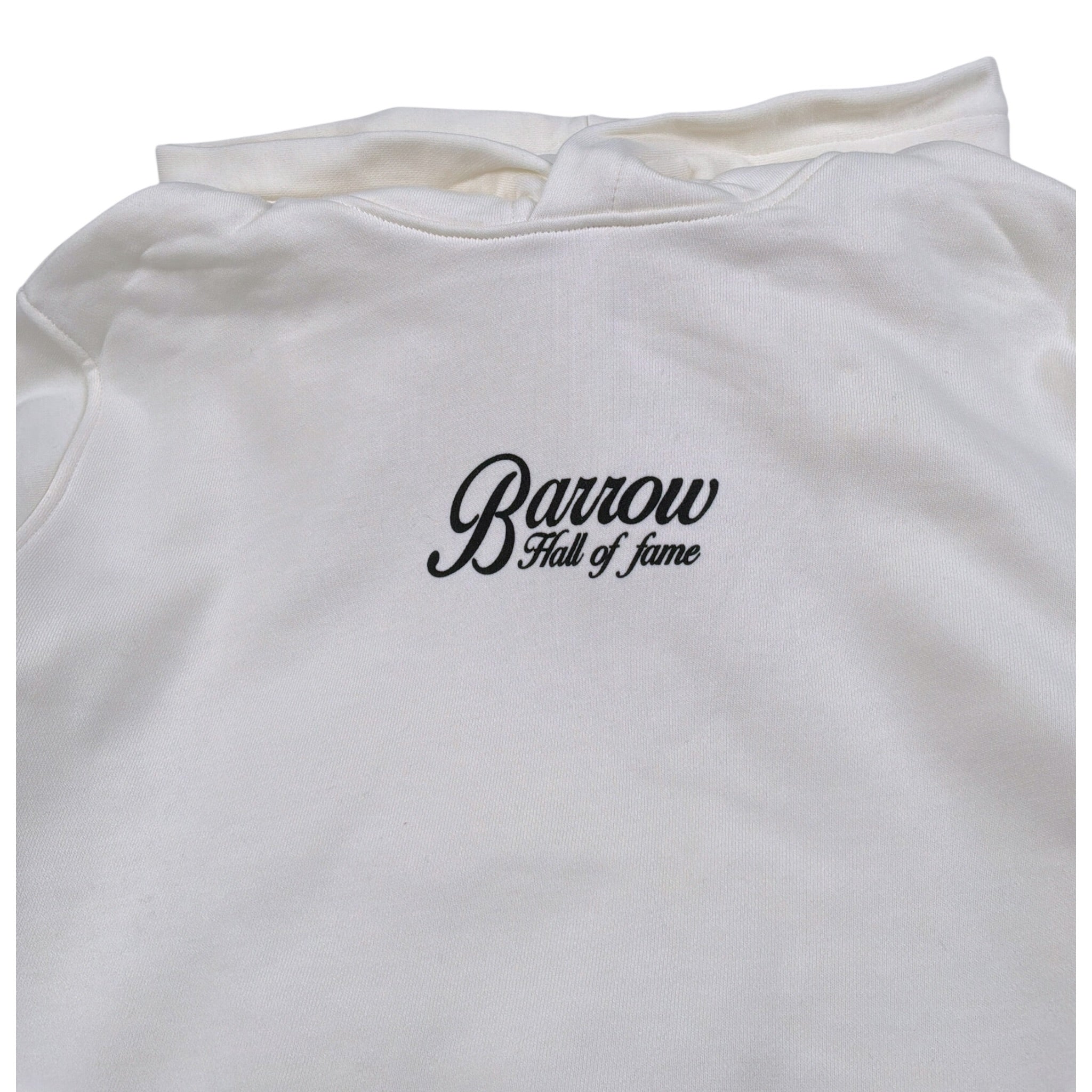 Barrow Kids Felpa tinta unita con Stampa Panna per Bambino F5BKJGHS176 PANNA BARROW KIDS 