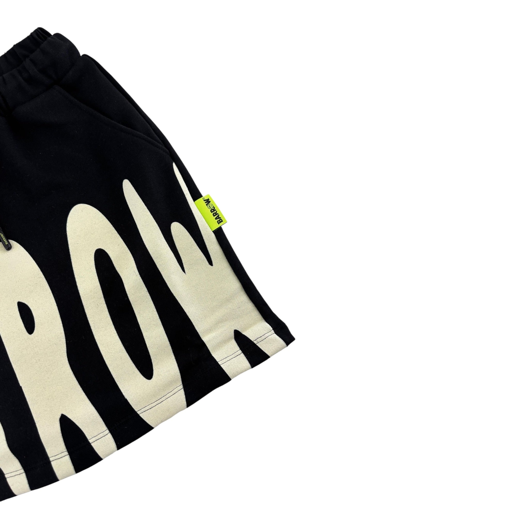 Barrow Kids Gonna tinta unita con Logo Nero per Bambina F5BKJGSK035 NERO BARROW KIDS 