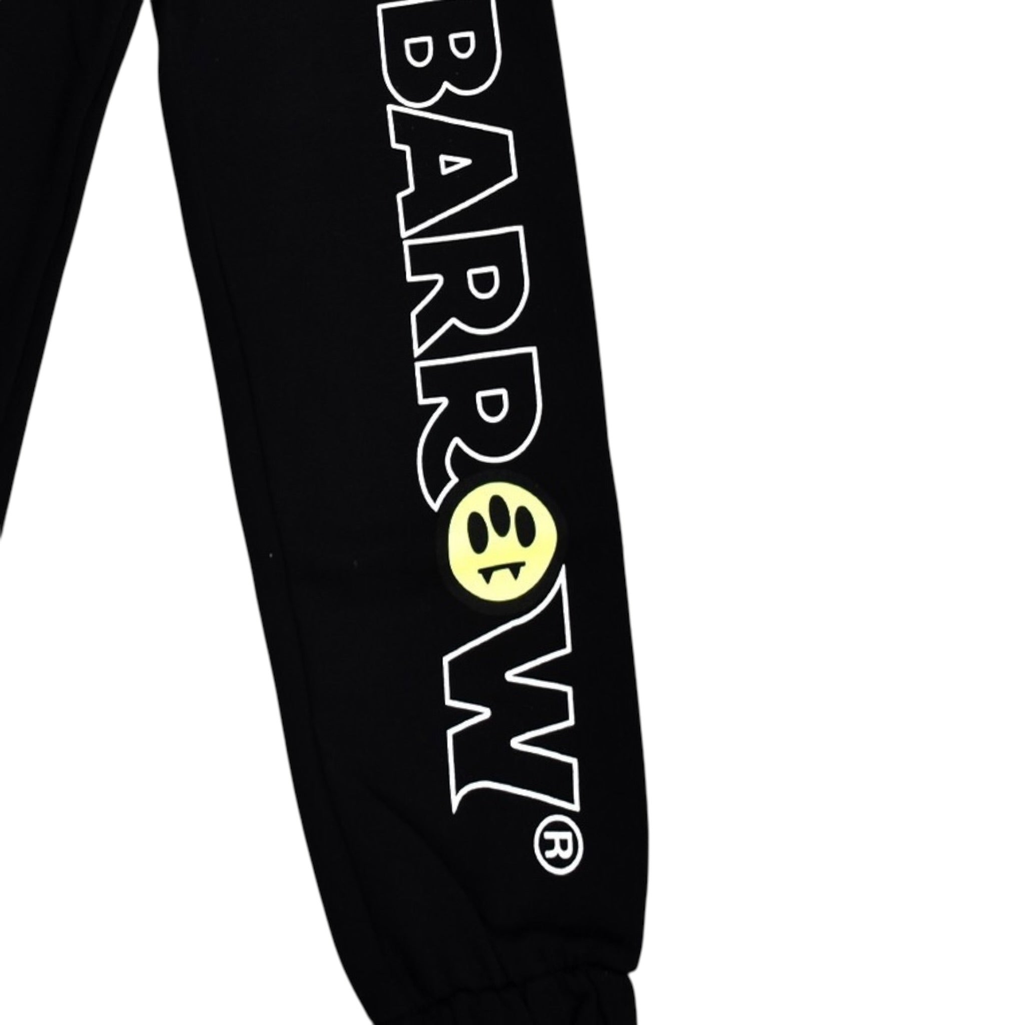 Barrow Kids Pantalone Modello Tuta tinta unita con Logo Nero per Bambino F5BKJUFP051 NERO BARROW KIDS 