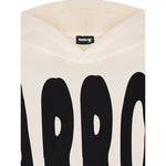 Barrow Kids Felpa Chiusa con Cappuccio tinta unita con Logo Beige per Bambino F5BKJUHS036 BEIGE BARROW KIDS 