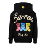 Barrow Kids Felpa Chiusa con Cappuccio tinta unita Nero per Bambino F5BKJUHS102X NERO BARROW KIDS 