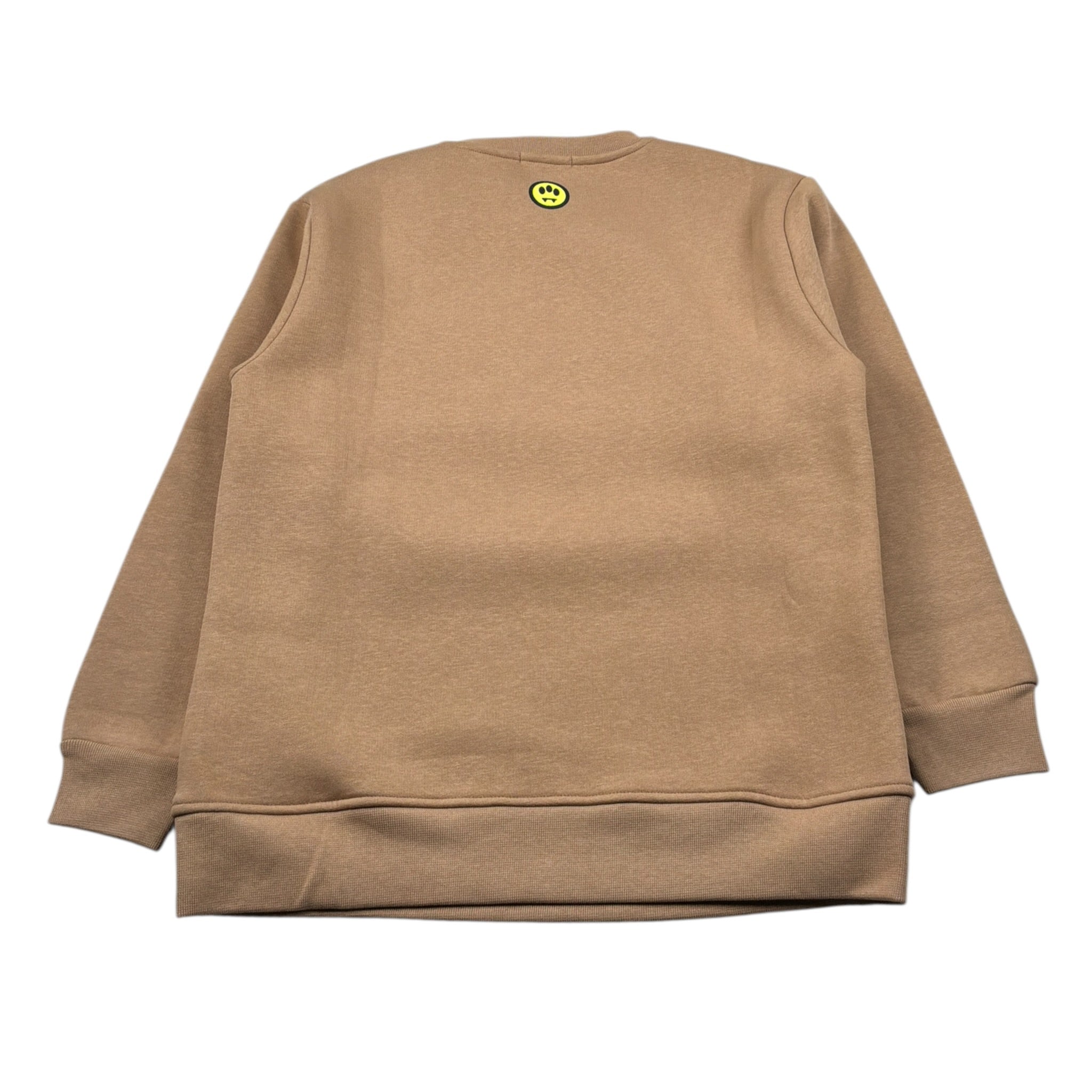 Barrow Kids Felpa Chiusa tinta unita Girocollo Cammello per Bambino F5BKJUHS234 CAMMELLO BARROW KIDS 