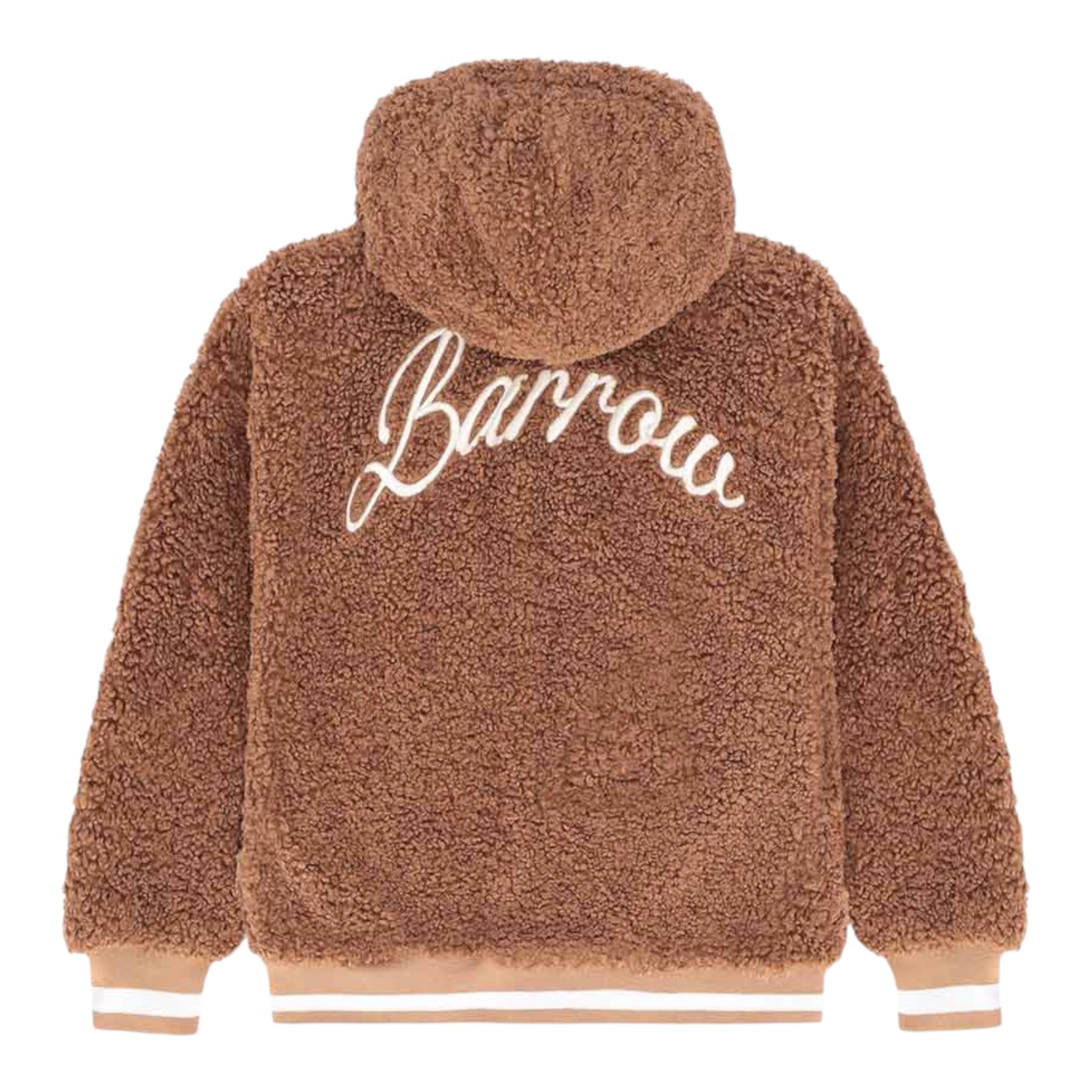 Barrow Kids Giubbino Modello Teddy con Zip E Cappuccio Marrone per Bambino F5BKJUJK129 MARRONE BARROW KIDS 