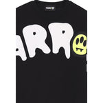 Barrow Kids Felpa Chiusa Girocollo tinta unita con Logo Nero per Bambino F5BKJUSW237 NERO BARROW KIDS 
