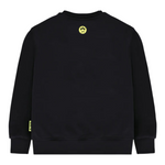 Barrow Kids Felpa Chiusa Girocollo tinta unita con Stampe Nero per Bambino F5BKJUSW239 NERO BARROW KIDS 