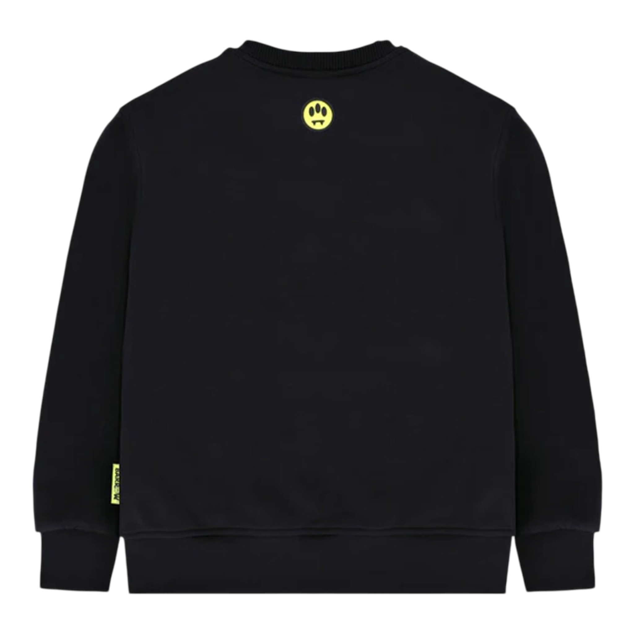 Barrow Kids Felpa Chiusa Girocollo tinta unita con Stampe Nero per Bambino F5BKJUSW239 NERO BARROW KIDS 
